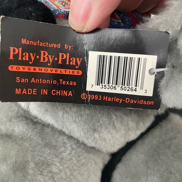 Vintage 1993 Harley Davidson bulldog plush - Picture 6 of 9
